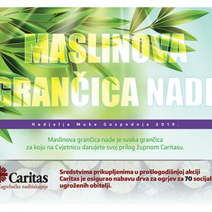 Caritasove korizmene akcije "Srcem se najviše daje" i "Maslinova grančica nade"